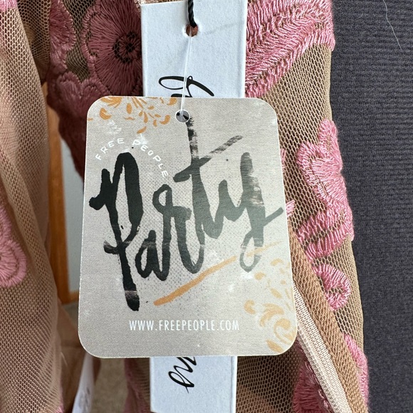 For Love & Lemons Temecula Mini Dress Rose Embroidery (no longer has tags) - Picture 7 of 13